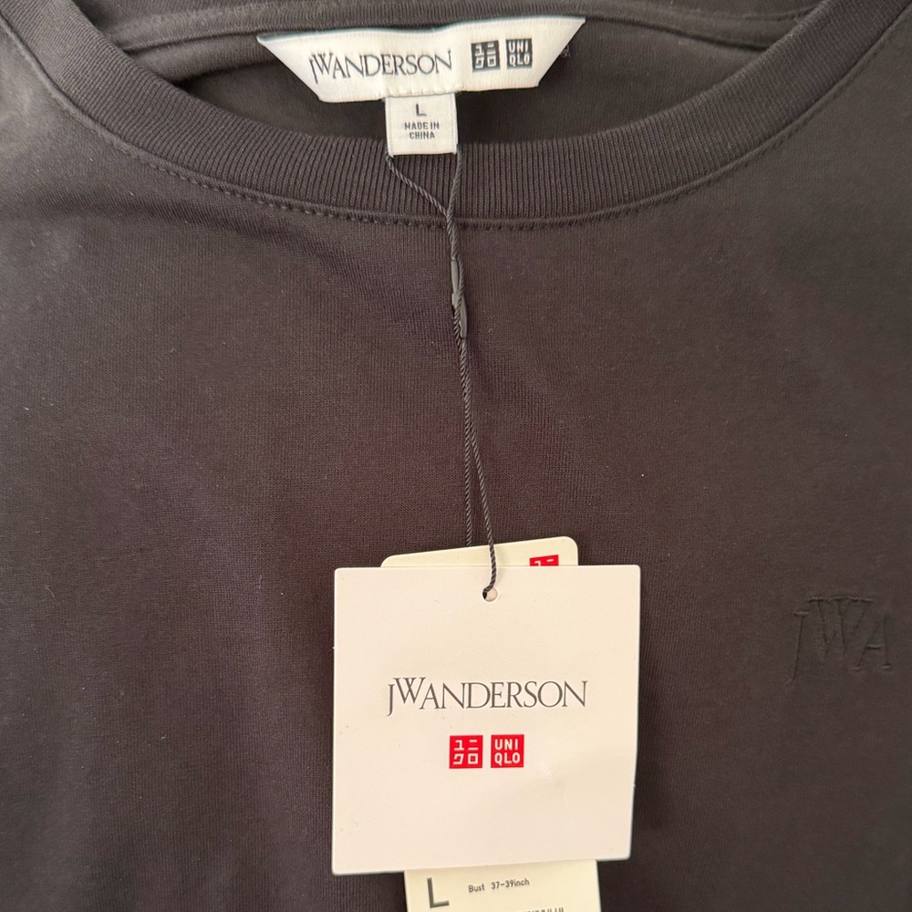 Black Asymmetrical Top - JW Anderson /Uniqlo - Picture 4 of 6